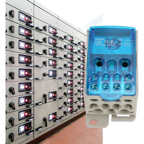 UKK-400A DIN-Schienen-Klemmenblock-Verteilerkasten, universeller Stromversorgungs-Anschlusskasten (1/5)