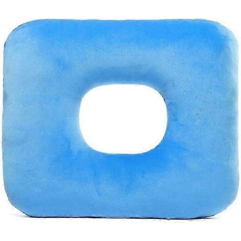 Coussin de siège ergonomique (conception creuse) pour soulagement de la sciatique, doux, confortable et anti-escarres, usage quotidien (1/5)