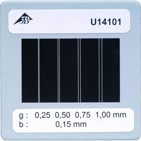 3B Scientific U14101 Diaframma con 4 Doppie Fenditure a Distanze Diverse