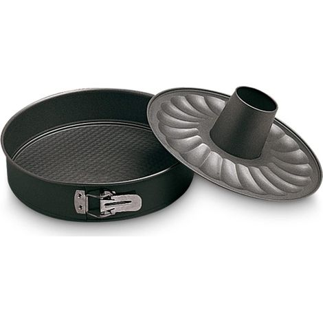 Forma Stampo Antiaderente dolci con cerniera 2 fondi 28 x 6 cm