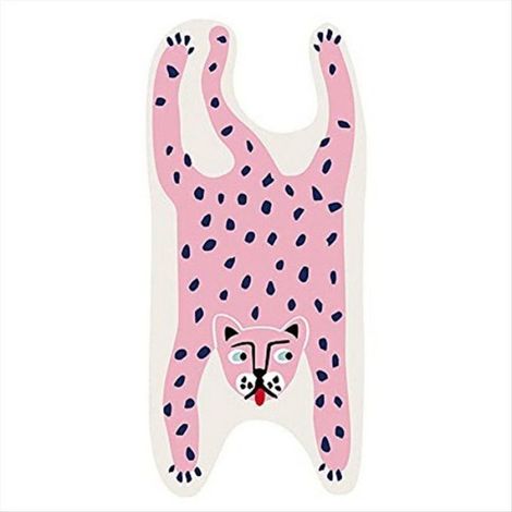1 Tapis forme animale,60x120cm,imitation cachemire,antidérapant,pour chambre ou salon (1/5)