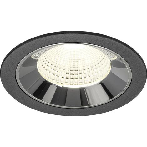 Spot encastré Numinos L noir/chrome 4000K - 55 deg - 1009800