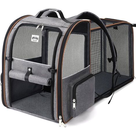 Sac de transport - SS - Modèle extensible - 4 entrées - Respirant - Charge max 8kg (1/5)