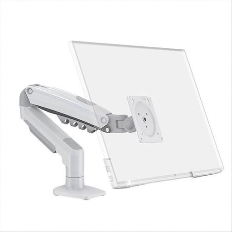 Der federbelastete Monitorarm F80 ist für Desktop-Monitore geeignet und kompatibel mit 17- bis 32-Zoll-LCD- und LED-Monitoren. Er bietet volle Bewegungsfreiheit und eine maximale Tragkraft von 2 bis 9 (1/5)