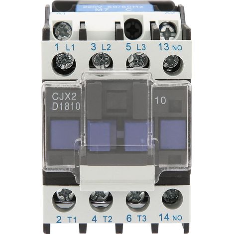 Contacteur électrique AC Industriel 18A CJX2,1810, Haute sensibilité, Neuf et de Haute qualité, Type Fixe, Type Rail (1/5)