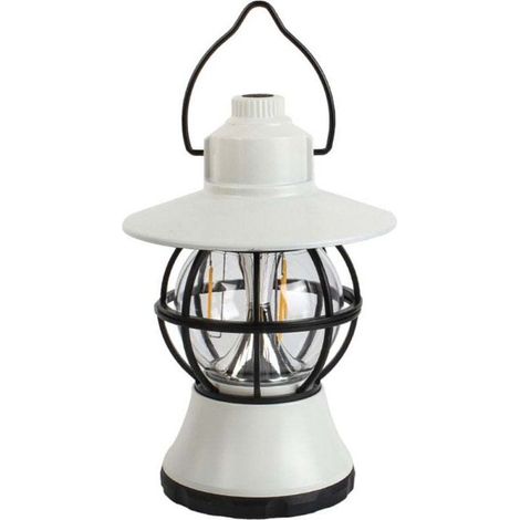 Camping Lantern Battery Powered LED Camping Light Dimmable Water-Resistant Lantern, COB High Brightness for Survival Hiking Fishing Hurricane Snow Emergency Lighting (1/4)