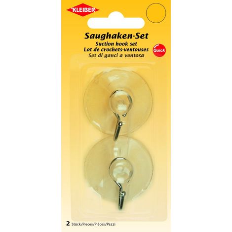 KLEIBER CROCHETS À VENTOUSE LOT DE 2 CLAIR 523-02