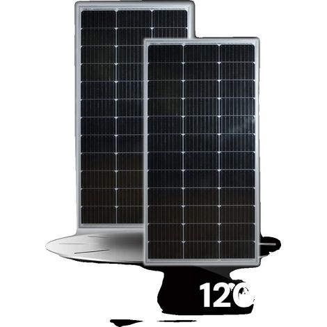 Solarpanel, monokristallin, hohe Effizienz, 120W    2PCS (1/2)