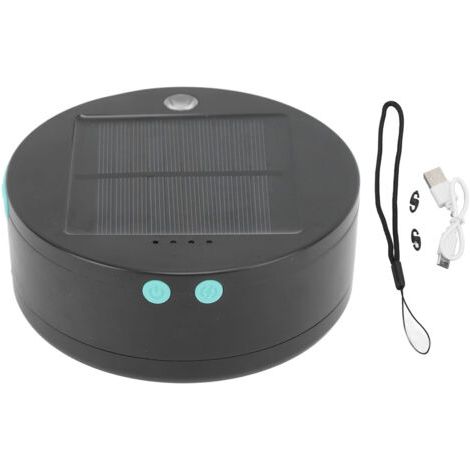 QORVA- Guirlande lumineuse à énergie solaire, longueur de cble de 18 pieds, lumière féerique LED, étanche, pour tente, Camping