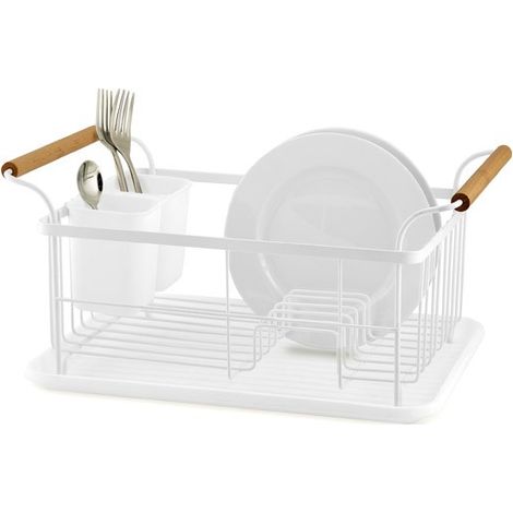 ESCURREPLATOS METALICO BLANCO 39,5 X 26 X 18 CM - CC70032