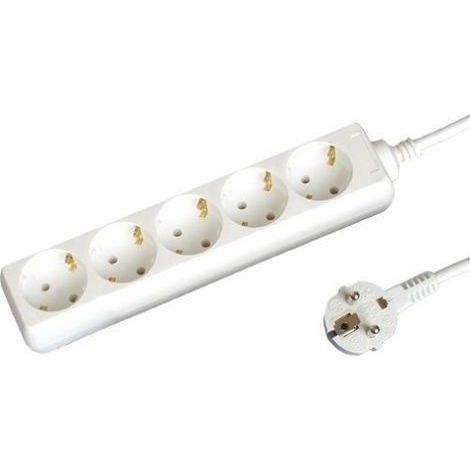 Base múltiple 5 enchufes 3m de cable blanca GSC 0000020 (1/4)