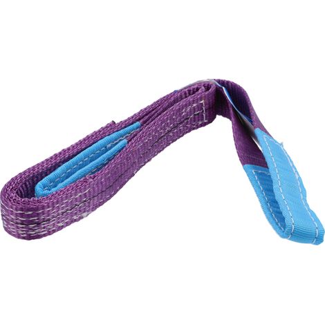 Textil-Hebeband 1t 1m mit verstärkten Schlaufen