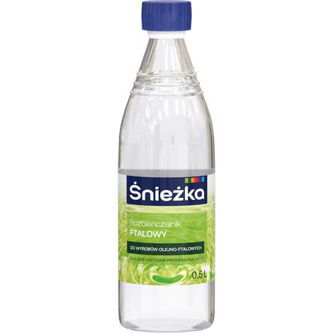 Diluant phtalique Śnieżka en flacon de verre de 0,5 L