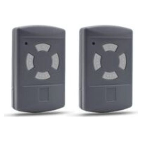 Télécommande Compatible pour Porte de Garage HORMANN 40,685MHz HSE2 HSM4 HSM2 HSE4 HS2 HS4 Bouton Gris (Lot de 2) (1/4)