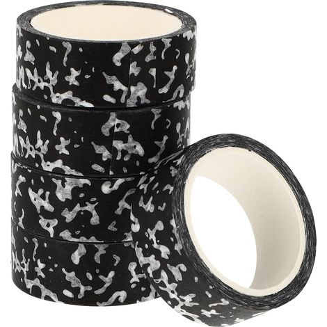 Papier Ruban Adhésif Décoratif Blanc 5 Pièces (1/5)