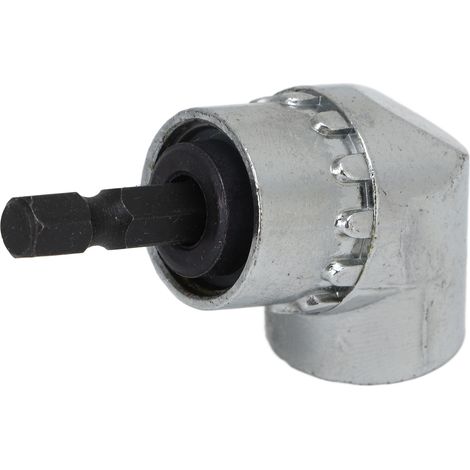 Embout coudé pour tournevis, rotation à 105°, accessoire pour perceuse électrique, rallonge hexagonale 1/4 po (1/5)