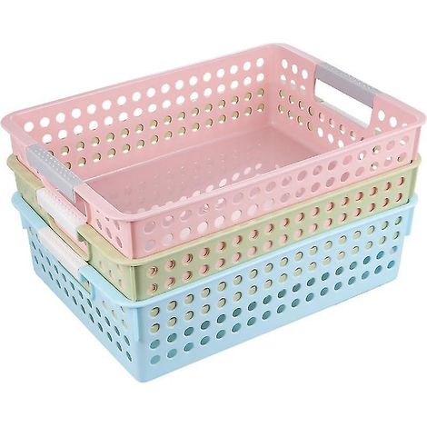 Panier de rangement de bureau en lot de 3 (1/3)