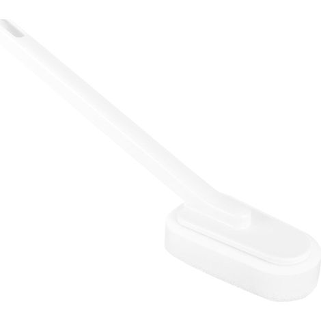 Brosse WC, ABS, blanc, long manche, pour cuvette et céramique (1/5)