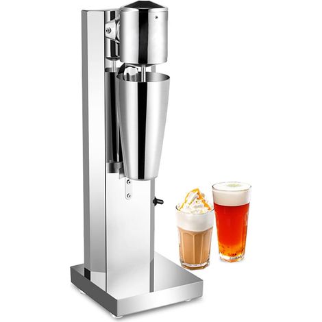 Milchshake Mixer Edelstahl Standmixer Eiweiß Shaker Mixer 650ml, Protein Shaker Elektrisch für Smoothies, Cocktails, Milchshakes u.a. Getränke (1/5)