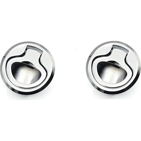 2pcs Marine Hinge 316 Stainless Steel Rotating Handle for Marine Door Cabinet MUMU (1/4)
