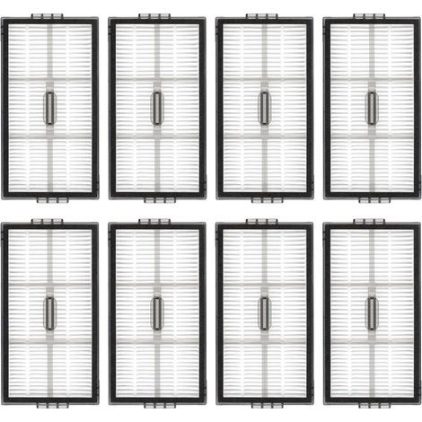 8 - Filtre HEPA - Accessoire aspirateur robot - Compatibilité Roborock Saros 10R - Filtration poussière et pollen - Intérieur - Blanc - 5x3cm (1/5)
