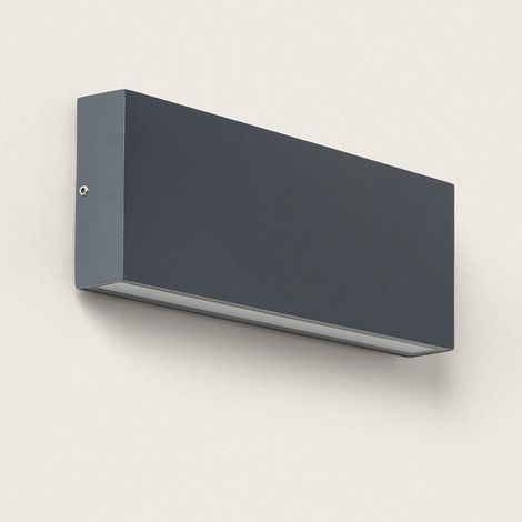 LED-Wandleuchte Aussen 20W Aluminium Doppelseitige Beleuchtung CCT Wählbar Brooky L Anthrazit