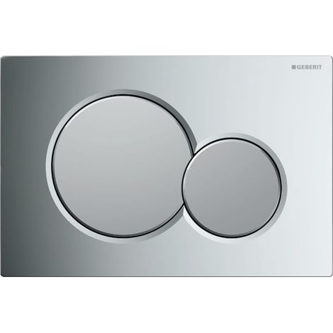 DUOFIX SIGMA 01 - Pulsador para inodoro, Cromo brillante (Sigma01-M)