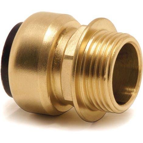 Embout de fermeture en laiton à visser avec joints toriques diam. 22 mm filetage mâle 3/4 Aircraft 2156622