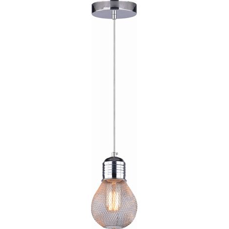 Lampada sospensione Candellux Gliva 31-58652 cromo metallo E27 (1/2)