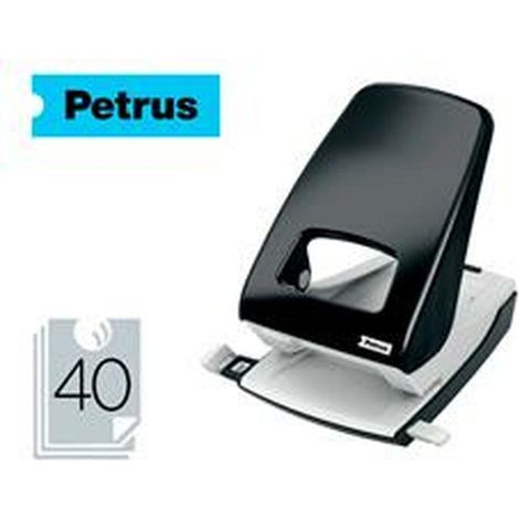 Petrus 95 Perforateur Noir Bureau Ergonomique 40 Feuilles