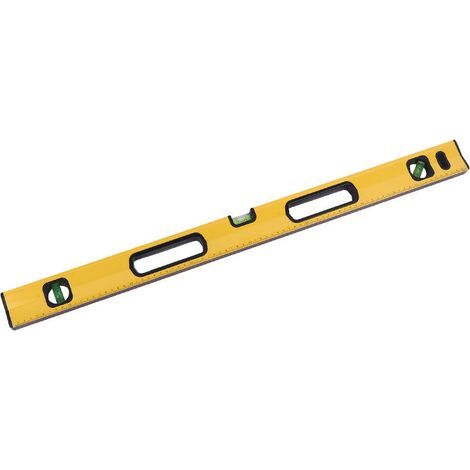 Niveau à bulle 60 cm en aluminium magnétique – 3 fioles de précision – Résistant aux chocs – Bord magnétique pour utilisation mains libres (1/5)