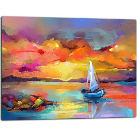 Schneidebrett aus Glasplatte, 52x40 cm (Bild) (1/5)