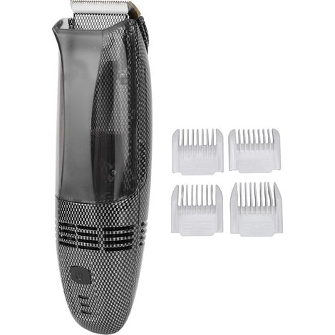 Tondeuse à Cheveux, Tondeuse à Cheveux sans Fil avec Aspiration Automatique Puissante, Tondeuse à Barbe Rechargeable, Rasoir électrique avec 4 Peignes de Guidage pour Homme (1/5)