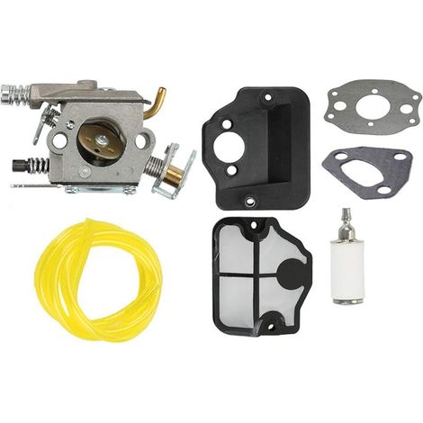 530071987 Carburateur pour 141 142 136 137 Scie à chaîne 530071987 avec filtre à air Conduite de carburant pour filtre à air 141 137 141 Pièces pour tronçonneuse Walbro WT-834 WT-657 (1/5)