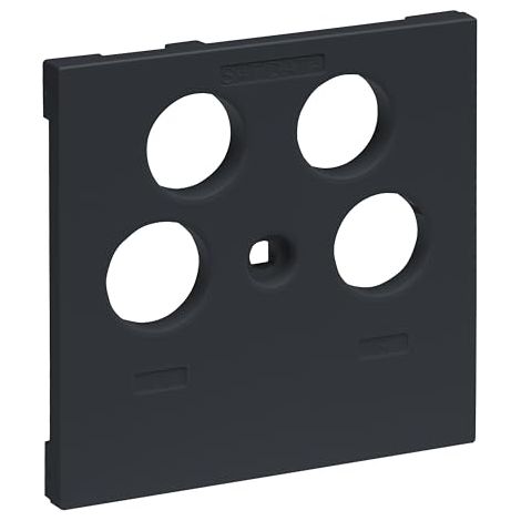 LEGRAND, SEANO 765457 COUVERCLE TV-R-SAT POUR AXING, TRIAX, WISI, HIRSCHMANN ET ASTRO, COULEUR : ANTHRACITE LAQUÉ, 765457