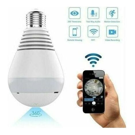 Caméra dôme-intelligence sans fil 1080P-avec WiFi/panoramique à 360 degrés/interphone bidirectionnel/vision nocturne..DEBUNS (1/5)