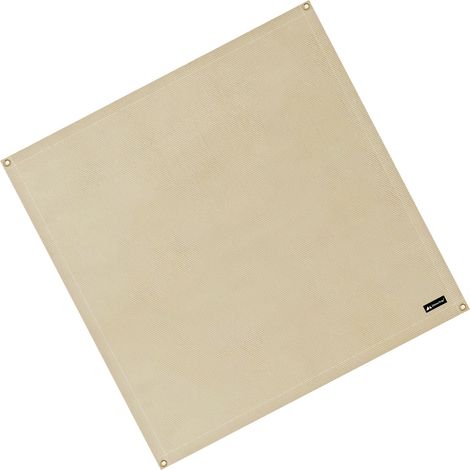 Tapis de barbecue/piège extérieur en fibre de verre ignifugée haute température, 100 x 100 cm