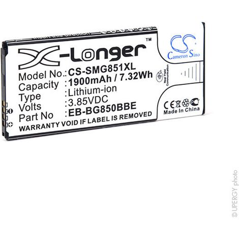 NX - Batterie téléphone, smartphone, GSM pour Samsung 3.85V 1900mAh - EB-BG850BBCEB-BG8