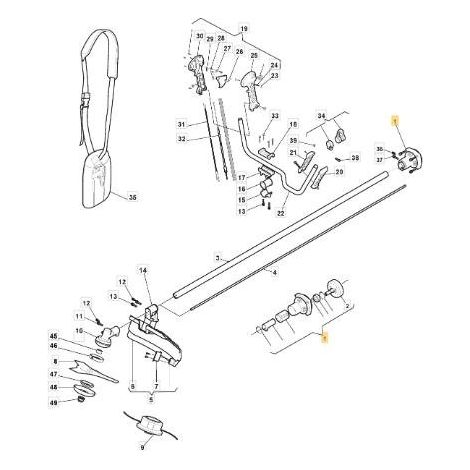 SUPPORTO TRASMISSIONE ORIGINALE STIGA - 118801187/0