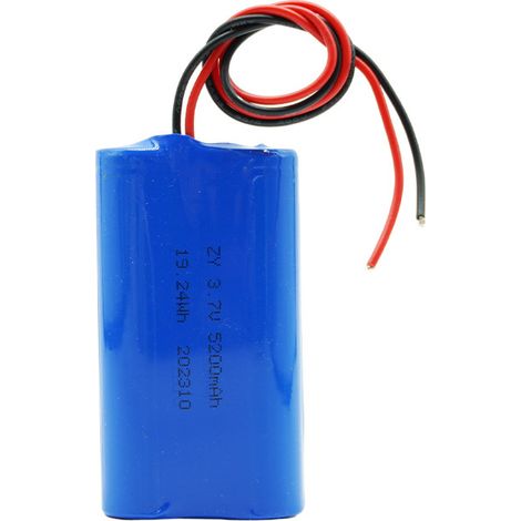 3.7V high-power speaker with 5200mAh lithium battery pack, suitable for toy pet water fountains and rechargeable 18650 batteries. (1/4)