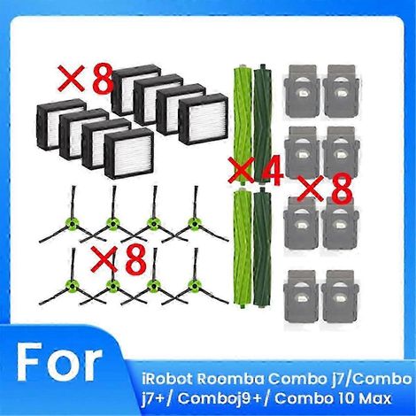 Lot de 28 pièces de rechange pour robot iRobot Roomba Combo J7/Combo J7+ (1/5)