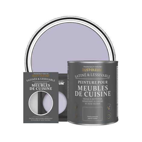Peinture pour Meubles de Cuisine, Finition Satinée - Glycine (1/3)