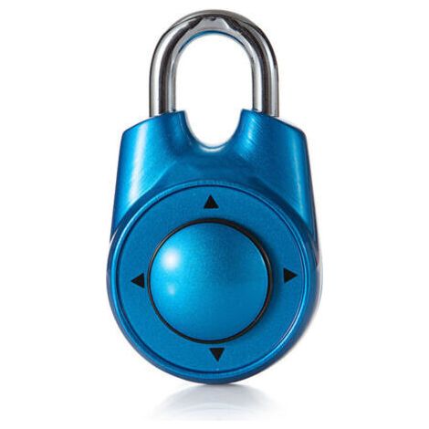 Serrure intelligente bleu Cadenas Serrure à combinaison directionnelle Serrure à bagages de voyage Boîte aux lettres vintage Serrure de gym Serrure intelligente (1/4)
