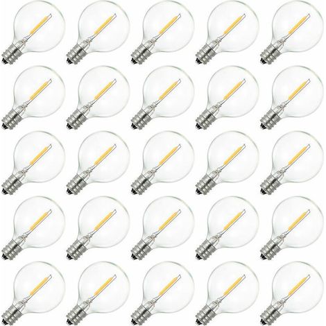 LED-Globelampe AC230V, E12-Sockel, IP44 wasserdicht, warmweiß, ideal für Heimdekoration, Partys, Hochzeiten. (1/5)