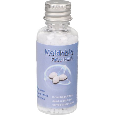 Kit de Réparation Dentaire Temporaire Ultra-Mince, Perles Thermiques pour Facettes, Fausses Dents et Appareils Dentaires Cosmétiques 30ml (1/5)