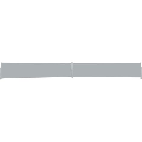 Auvent latéral rétractable de patio 170x1200 cm Anthracite vidaXL