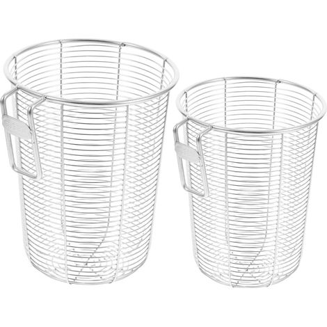 Lot de 2 drainants inox, support pour baguettes chinoises et argenterie (1/4)