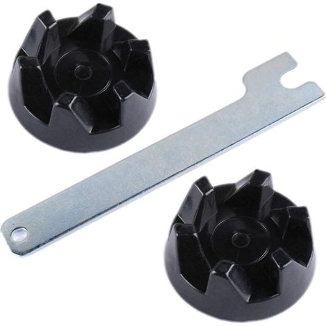 Lot de 2 raccords de vitesses en caoutchouc noir et 1 Outil de Serrage pour 9704230 KSB5WH KSB5 KSB3 pour Electrique Mélangeur (1/5)