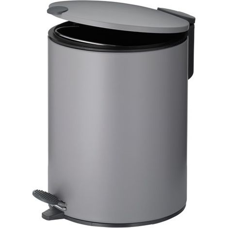 Poubelle à pédale 5l gris - Kela Line - 23700 (1/2)