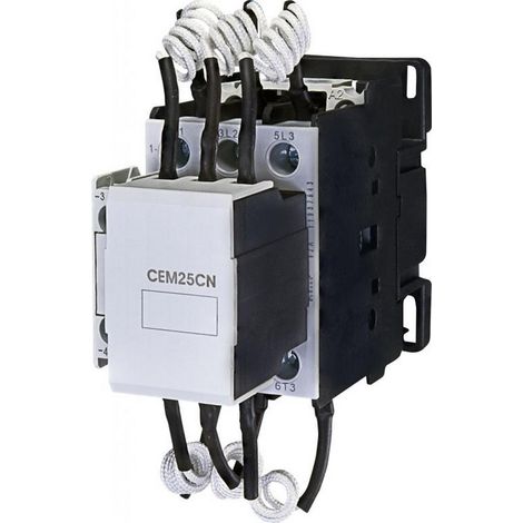Contattore capacitivo 20 kvar 230 V CA CEM25CN.10-230 V-50 Hz 004645130